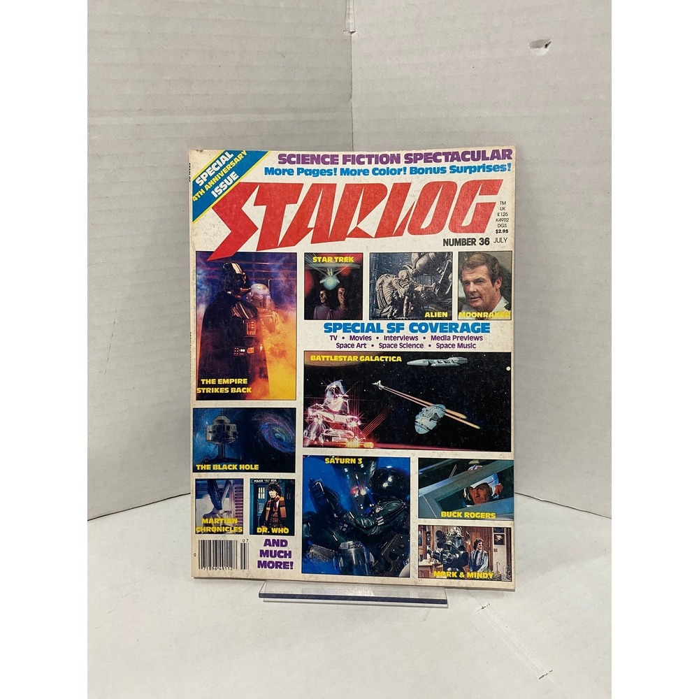 Starlog Magazine 36 July 1980 Empire Strikes Back Star Trek Alien SF Issue